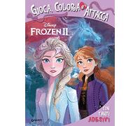 Frozen 2. Gioca colora attacca. Con adesivi