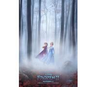Frozen 2 Originale Film Poster Doppio Lato Disney Advance Foresta Stile
