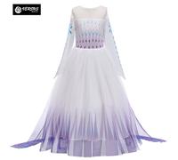 Frozen 2 Veli Vestito Carnevale Elsa Bianco Simil White Elsa Dress FROZ052