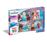 Frozen 4 Puzzle In 1 12-16- 20-24 Pezzi