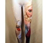 FROZEN Anna Elsa Olaf Film Disney Inverno Azzurro Adolescenti Leggings XS-XL