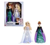 Disney Frozen Regina Anna & Elsa The Neve Bambola Alla Moda 2pk Nuovo con
