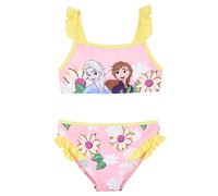 Frozen Bambina Costume da Bagno Due Pezzi (Rosa,8 Anni)