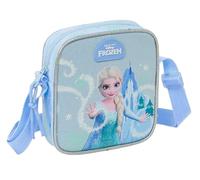 FROZEN - Borsa a tracolla piccola, borsa per bambini, ideale per bambini dai 5 ai 14 anni, comoda e versatile, qualità e resistenza, 16 x 4 x 18 cm