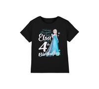 Frozen Bright Like Elsa Maglietta 4° Compleanno Bambini (TV4940)