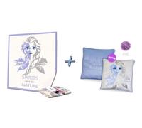Frozen Die Eiskönigin II Set Pile Coperta 160x130cm Cuscino 45x45cm Bambini