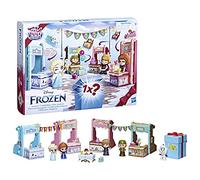 Frozen Disney 2 Twirlabouts Surprise Celebration, set da gioco, 5 bambole, 4 slitte trasformabili, 12 accessori, giocattolo per bambini dai 3 anni in su