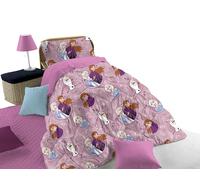 Frozen Disney, Trapunta Piumone Invernale Singolo, 1 Piazza, Rosa, In Cotone, Marvel, Cm.170x260, Letto Cameretta