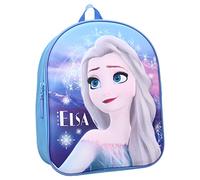Frozen Disney - Zaino II Friends Around Town (3D) Elsa Maxxidiscount - Maxirentree, blu, 32 cm, Bagaglio per bambini