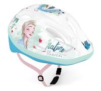 Frozen Elsa Anna Olaf Casco da bicicletta per ragazzi, per ragazze, leggero, regolabile 52-56 cm (Bianco)
