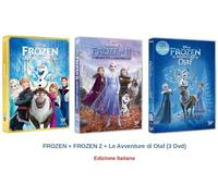 FROZEN + FROZEN 2 + Le Avventure di Olaf (3 Dvd) Edizione Italiana