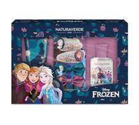 FROZEN | Frozen Gift Set, Profumo 30ml + Bagnoschiuma 100ml + Mollette Glitter - Set Elegante e Divertente per la Cura dei Più Piccoli