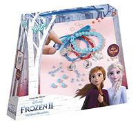 FROZEN II Disney Mystical Bracelet Set: crea i tuoi braccialetti con diversi ciondoli di fascino, nastri di raso e belle perline, dai 3 anni in su'