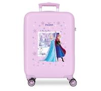 Joumma Disney Frozen In This Together Valigia da Cabina Lilla 38 x 55 x 20 cm Rigida ABS Chiusura a combinazione Laterale 35 L 2,5 kg 4 ruote doppie