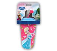 Frozen/la Regina Dei Ghiacci Bicchiere Con Cannuccia Tazza Bambini