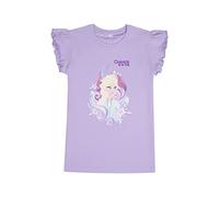 Frozen - La regina di ghiaccio Elsa Elsa per bambini a maniche corte, Lilla, 122 cm-128 cm