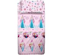 Frozen, Lenzuolo Letto Piazza E Mezza, Completo Letto, Lenzuolo Sopra, Lenzuolo Con Angoli, Federa, Rosa, Disney, Prodotto Ufficiale