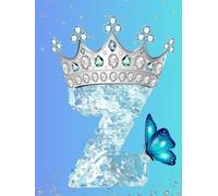 Frozen Letter Z Notebook - Ice Queen Edition: Regal lined journal with 120 pages - icy monogram & royal flair