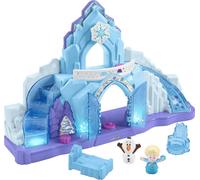 FROZEN Little People CASTELLO GHIACCIO Playset Gigante ELSA OLAF GKV24 RARO