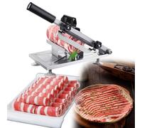 Frozen meat slicer, home and commercial food slicer for fish, chicken, beef, frozen meat, vegetables, cooked food, grilled cooking