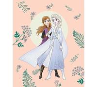 Frozen, Morbido e Caldo Plaid, Coperta Plaid Divano Per Bambini, Coperta Letto Singolo, Marvel, Disney, 100x150 cm