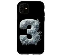 Frozen - Numero 3 con fiocchi di neve Custodia per iPhone 11