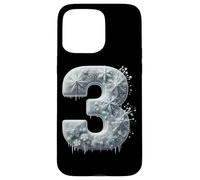 Frozen - Numero 3 con fiocchi di neve Custodia per iPhone 15 Pro Max