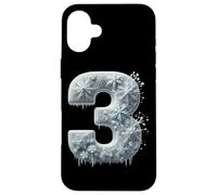 Frozen - Numero 3 con fiocchi di neve Custodia per iPhone 16 Plus