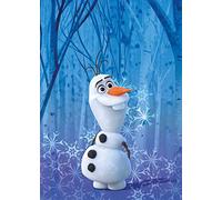 Frozen Olaf Crystal - Dimensioni: 50 x 70 cm - Comar, Poster da parete (senza cornice), Disney