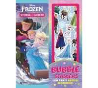 Frozen. Storia e giochi. Bubble stickers. Ediz. a colori. Con Adesivi
