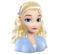 Frozen Testa di Elsa da pettinare 2 Disney, 17 pezzi inclusi accessori da indoss