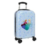 FROZEN - Trolley da cabina 20 pollici, valigia con ruote, lucchetto di sicurezza, valigia leggera, 34,5 x 20 x 55 cm