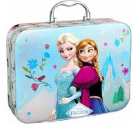 Frozen Trucco Valigia per bambini - Set di 30 pezzi con lucidalabbra, ombretto, smalto e accessori | Valigetta per il trucco imbottita con design ELSA & Anna
