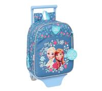 FROZEN - Zaino asilo con carrello Safta, ideale per bambini di diverse età, comodo e versatile, qualità e resistenza, 22 x 10 x 27 cm