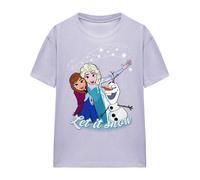 FrozenLet It Snow Maglietta Elsa Anna Donna (TV24200)