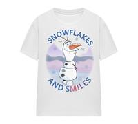 FrozenSnowflakes And Smiles Maglietta Olaf Donna (TV24342)