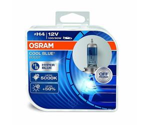 FRP COPPIA LAMPADE 5000K COOL BLUE BOOST HYPER H4 12V 100/90W OSRAM lamps