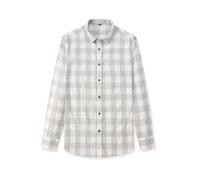 FRSGFCV Camiseta Manga Larga para Hombre, con botones y solapa, Corte Recto a Rayas, cómoda, transpirable, versátil, fácil cuidar, Ideal para Looks informales diario, con bolsillo (Size:XL,Color:F)