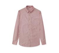 FRSGFCV Camiseta Manga Larga para Hombre, con botones y solapa, Corte Recto a Rayas, cómoda, transpirable, versátil, fácil cuidar, Ideal para Looks informales diario, con bolsillo (Size:M,Color:A)