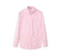 FRSGFCV Camiseta Manga Larga para Hombre, con botones y solapa, Corte Recto a Rayas, cómoda, transpirable, versátil, fácil cuidar, Ideal para Looks informales diario, con bolsillo (Size:2XL,Color:Z)