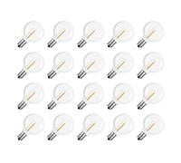 Frsoinor 20 pezzi G40 LED di ricambio luce E12 vite infrangibile LED per solare