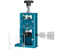 Frstem Manuelle oder Bohrmaschine Betriebene Aisoliermaschine 0.3-2.0cm Aisoliermaschine mit Handkurbel Drahtschäler 65 MN Federstahlklinge und Aluminiumrahmen für Recycling von Kupferschrott