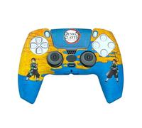 FR-TEC Demon Slayer Kimetsu No Yaiba Tanjiro Kamado Pack per controller PS5 con guscio rigido + impugnature + adesivo touchpad