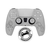 FRTEC - DRAGON BALL SUPER, Protezione Termosensibile in Silicone + Grip, Compatibile con Controller Playstation 5 Dualsense