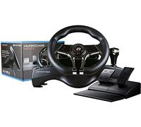 FR-TEC Volante Hurricane Wheel MKII Compatible con PC, PS4, PS3 y Switch - Volante con Levas y Cambio Secuencial - Pedales de F