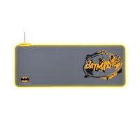 FRTEC - Tappetino Batman XL, luce LED RGB, per mouse e tastiera, plug and play, superficie liscia, antiscivolo