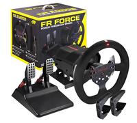 FR-TEC Volante con Force Feedback Force Racing Wheel - Tecnologia Forcesense - Aro de 265cm de Diametro - Pedales Regulables -
