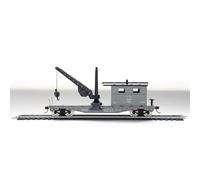 FRTmvg HO Scale Crane Transporter Model, 1/87 Kit di montaggio in plastica altamente dettagliato per modellini di treni diorama, veicolo industriale per la costruzione di paesaggi fai da te, regalo