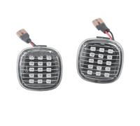FRTRGVUVXP 2X Dynamic Turn Signals Side Marker Light Lamp Per Skoda Per Fabia Per Octavia Mk1 Mk2 Per Roomster Per Rapid NH3(Clear)