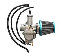 FRTRGVUVXP Accessori Moto Carburatore con Filtro Aria per Kawasaki Bayou 220 250 CC KLF220A KLF250A ATV Dirt Bike Carb 15003-1080 15001-1382 Filter Carburatore